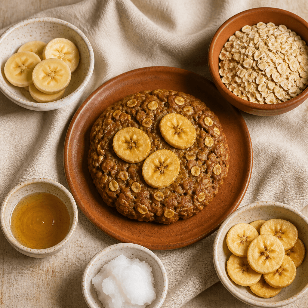 Cookie seasame banane