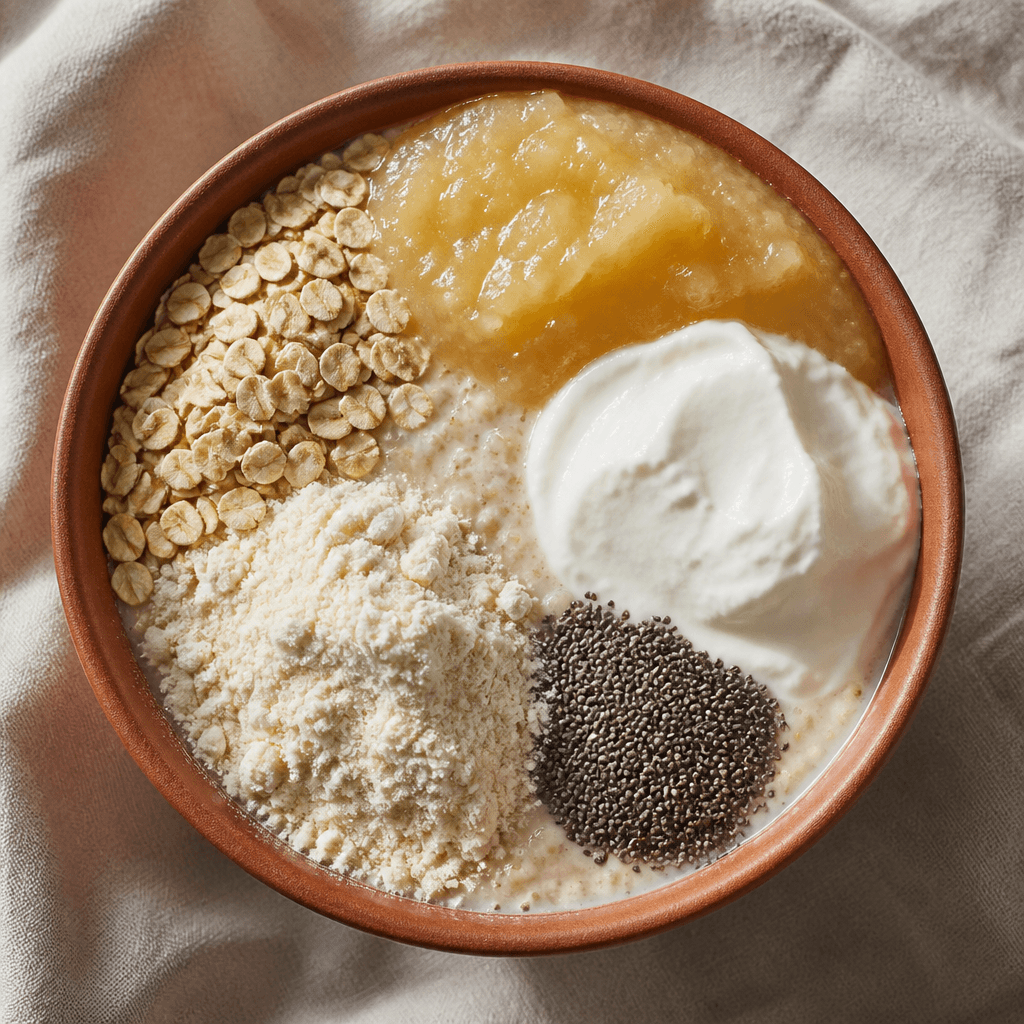 High protein Overnight pomme cannelle